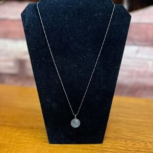 Vintage Catholic Medal Necklace – Pope Pius XI / St. Christopher